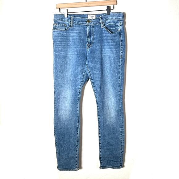Frame Le Garcon light wash skinny leg jeans size 30 B184 - Picture 3 of 7
